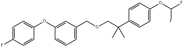 1-((2-(4-(Difluoromethoxy)phenyl)-2-methylpropoxy)methyl)-3-(4-fluorop henoxy)benzene