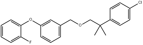 1-((2-(4-Chlorophenyl)-2-methylpropoxy)methyl)-3-(2-fluorophenoxy)benz ene