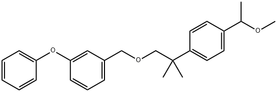 1-((2-(4-(1-Methoxyethyl)phenyl)-2-methylpropoxy)methyl)-3-phenoxybenz ene