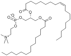 1-TETRADECANOYL-2-[CIS-9-OCTADECENOYL]-SN-GLYCERO-3-PHOSPHOCHOLINE