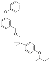 1-((2-(4-(1-Methylpropoxy)phenyl)-2-methylpropoxy)methyl)-3-phenoxyben zene Structural