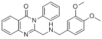 2-[[[(3,4-DIMETHOXYPHENYL)METHYL]AMINO]METHYL]-3-PHENYL-4(3H)-QUINAZOLINONE