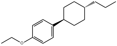 1-Ethoxy-4-(trans-4-propylcyclohexyl)benzene Structural