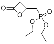 DIETHYL-(OXETHANE-2-ONE-4-YL)-METHYLPHOSPHONATE Structural