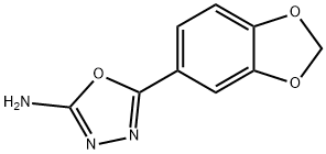 5-(1,3-benzodioxol-5-yl)-1,3,4-oxadiazol-2-amine Structural