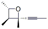 Oxetane, 2,3,4-trimethyl-2-(1-propynyl)-, (2alpha,3beta,4alpha)- (9CI) Structural
