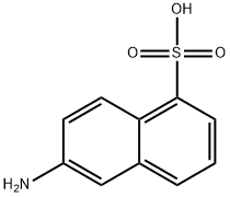 6-Amino-1-naphthalenesulfonic acid Structural