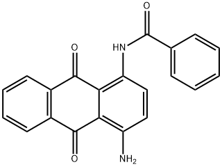 1-AMINO-4-BENZAMIDOANTHRAQUINONE Structural