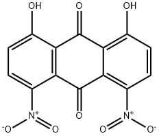 1,8-Dihydroxy-4,5-dinitroanthraquinone Structural