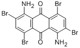 1,5-diamino-2,4,6,8-tetrabromoanthraquinone  Structural