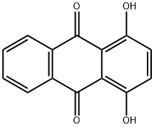 1,4-Dihydroxyanthraquinone Structural Picture