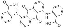 2,2'-[(9,10-dihydro-9,10-dioxo-1,5-anthrylene)diimino]bisbenzoic acid 