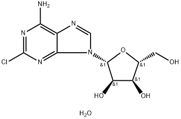 2-Chloroadenosine hemidydrate Structural