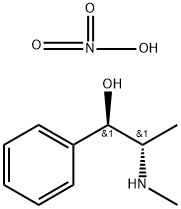 (1R,2S)-(-)-Ephedrine nitrate Structural