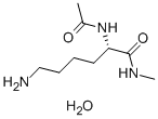 N-ALPHA-ACETYL-L-LYSINE-N-METHYLAMIDE MONOHYDRATE Structural