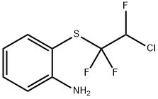 2-[(2-chloro-1,1,2-trifluoroethyl)thio]aniline  Structural