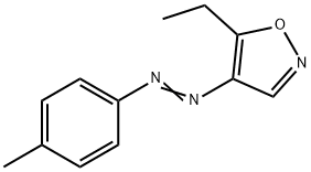 Isoxazole, 5-ethyl-4-[(4-methylphenyl)azo]- (9CI) Structural