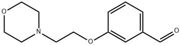 3-(2-MORPHOLIN-4-YLETHOXY)BENZALDEHYDE Structural