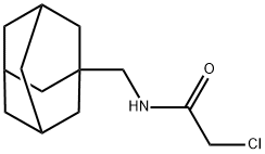 N-(1-ADAMANTYLMETHYL)-2-CHLOROACETAMIDE Structural