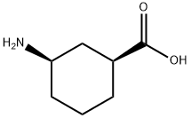 Cyclohexanecarboxylic acid, 3-amino-, (1S-cis)- (9CI) Structural