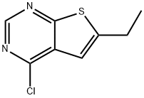 4-CHLORO-6-ETHYLTHIENO[2,3-D]PYRIMIDINE Structural