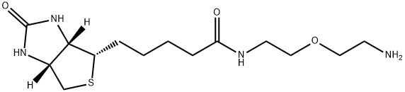 1H-Thieno[3,4-d]iMidazole-4-pentanaMide, N-[2-(2-aMinoethoxy)ethyl]hexahydro-2-oxo-, (3aS,4S,6aR)- Structural