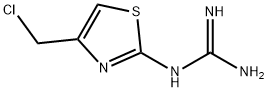 2-(4-(CHLOROMETHYL)THIAZOL-2-YL)GUANIDINE Structural