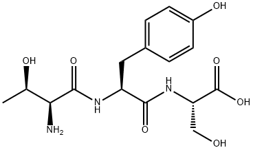 H-THR-TYR-SER-OH Structural