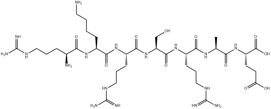 H-ARG-LYS-ARG-SER-ARG-ALA-GLU-OH Structural