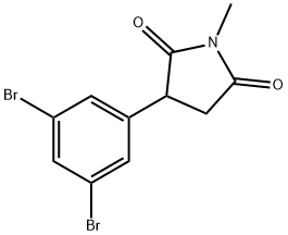 3,5-dibromophenylsuccinic acid N-methylimide Structural