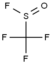Trifluoromethanesulfinyl fluoride Structural
