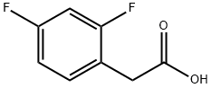 2,4-Difluorophenylacetic acid Structural