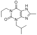 1H-Purine-2,6-dione, 3,7-dihydro-8-methyl-3-(2-methylpropyl)-1-propyl-