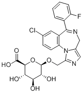 1'-HYDROXYMIDAZOLAM-?-D-GLUCURONIDE,1Hydroxymidazolam-b-D-glucuronide