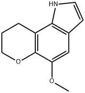 1,7,8,9-Tetrahydro-5-methoxypyrano(2,3-g)indole Structural