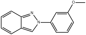 2-(3-Methoxyphenyl)-2H-indazole Structural