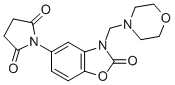 1-(2,3-Dihydro-3-(4-morpholinylmethyl)-2-oxo-5-benzoxazolyl)-2,5-pyrro lidinedione