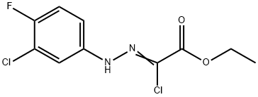 ETHYL 2-CHLORO-2-[2-(3-CHLORO-4-FLUOROPHENYL)-HYDRAZONO]ACETATE