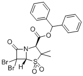 BENZHYDRYL 6,6-DIBROMOPENICILLINATE SULFONE Structural