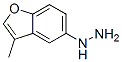Hydrazine,  (3-methyl-5-benzofuranyl)- Structural