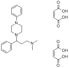 1-Piperazinepropanamine, N,N-dimethyl-gamma,4-diphenyl-, (Z)-2-butened ioate (1:2)