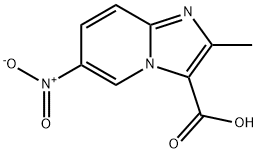 2-methyl-6-nitroimidazo[1,2-a]pyridine-3-carboxylic acid Structural