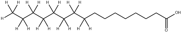 HEXADECANOIC-9,9,10,10,11,11,12,12,13,13,14,14,15,15,16,16,16-D17 ACID Structural