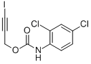 2,4-Dichlorocarbanilic acid 3-iodo-2-propynyl ester Structural