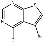 5-bromo-4-chlorothieno[2,3-d]pyrimidine Structural