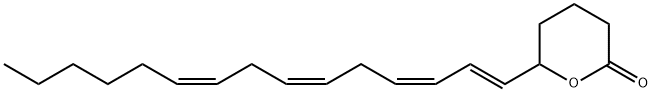 5-hydroxyeicosatetraenoic acid lactone Structural