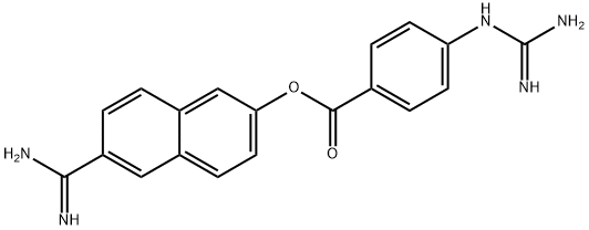 NAFAMOSTAT MESYLATE Structural