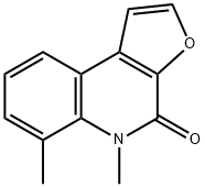 Furo[2,3-c]quinolin-4(5H)-one, 5,6-dimethyl- (9CI) Structural