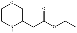 MORPHOLIN-3-YL-ACETIC ACID ETHYL ESTER Structural