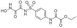 ((4-((((Hydroxyamino)oxoacetyl)amino)sulfonyl)phenyl)amino)oxoacetic a cid ethyl ester